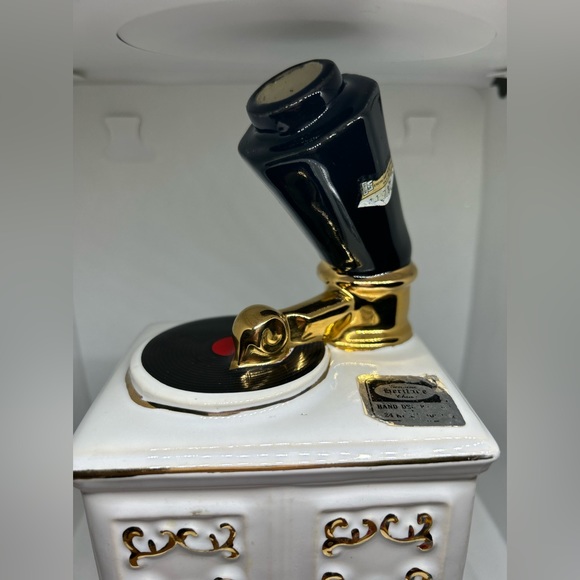 1970 VINTAGE EZRA BROOKS PHONOGRAPH BOURBON WHISKEY DECANTER RECORD PLAYER - Picture 4 of 7